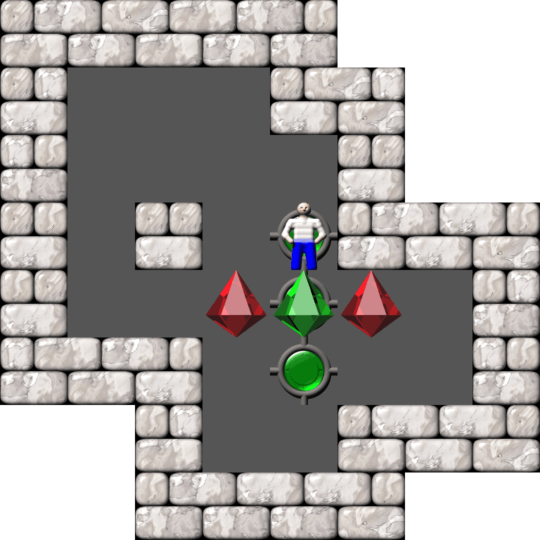 Sokoban Funny Template Levels level 51